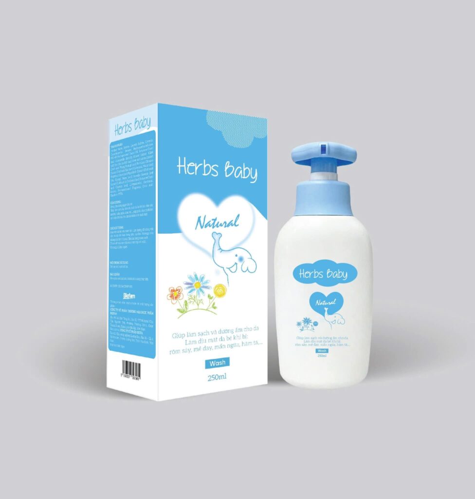 sữa tắm em bé Herbs Baby Natural